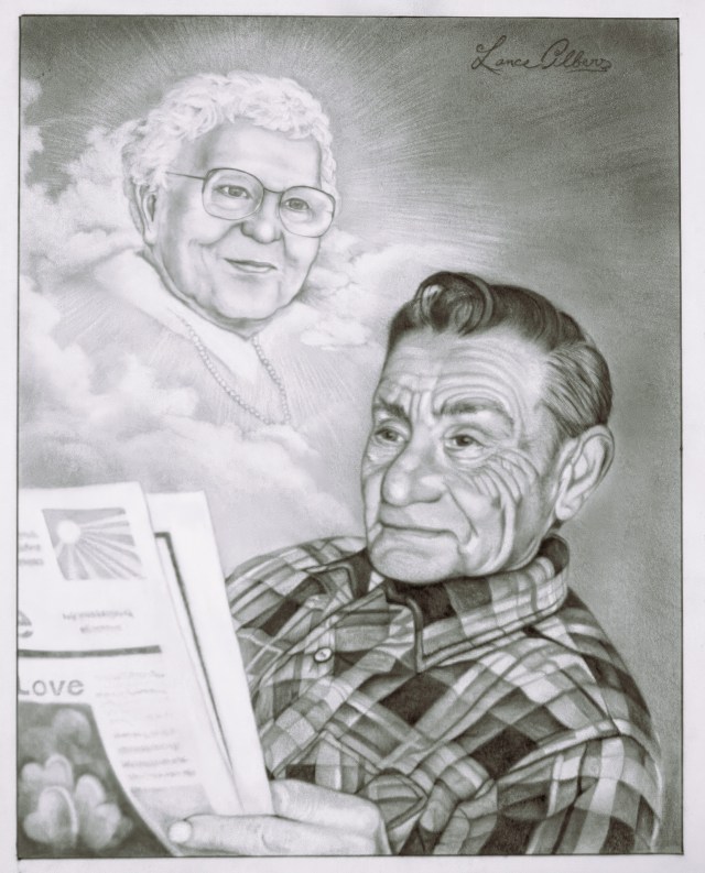 I Will Always Love & Remember You Drawing by Lance Albers