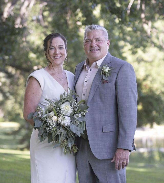 Bride and Groom by Lance Albers Photography
