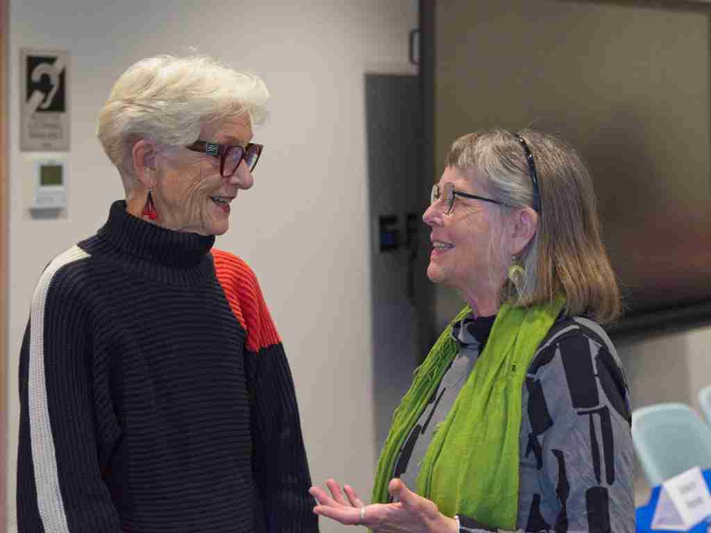 Marlene Johnson with Rebecca Peterson Fergus Falls Public Library 2024