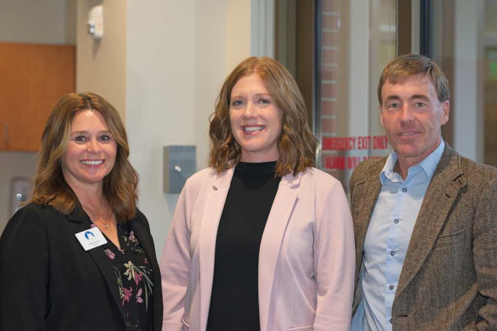 Shelly Carlson. Mayor of Moorhead, MN. Amy Johnsoon Mayor of Ashby, MN. Ben Schierer Past Mayor of Fergus Falls, MN (Lance Albers Photography)
