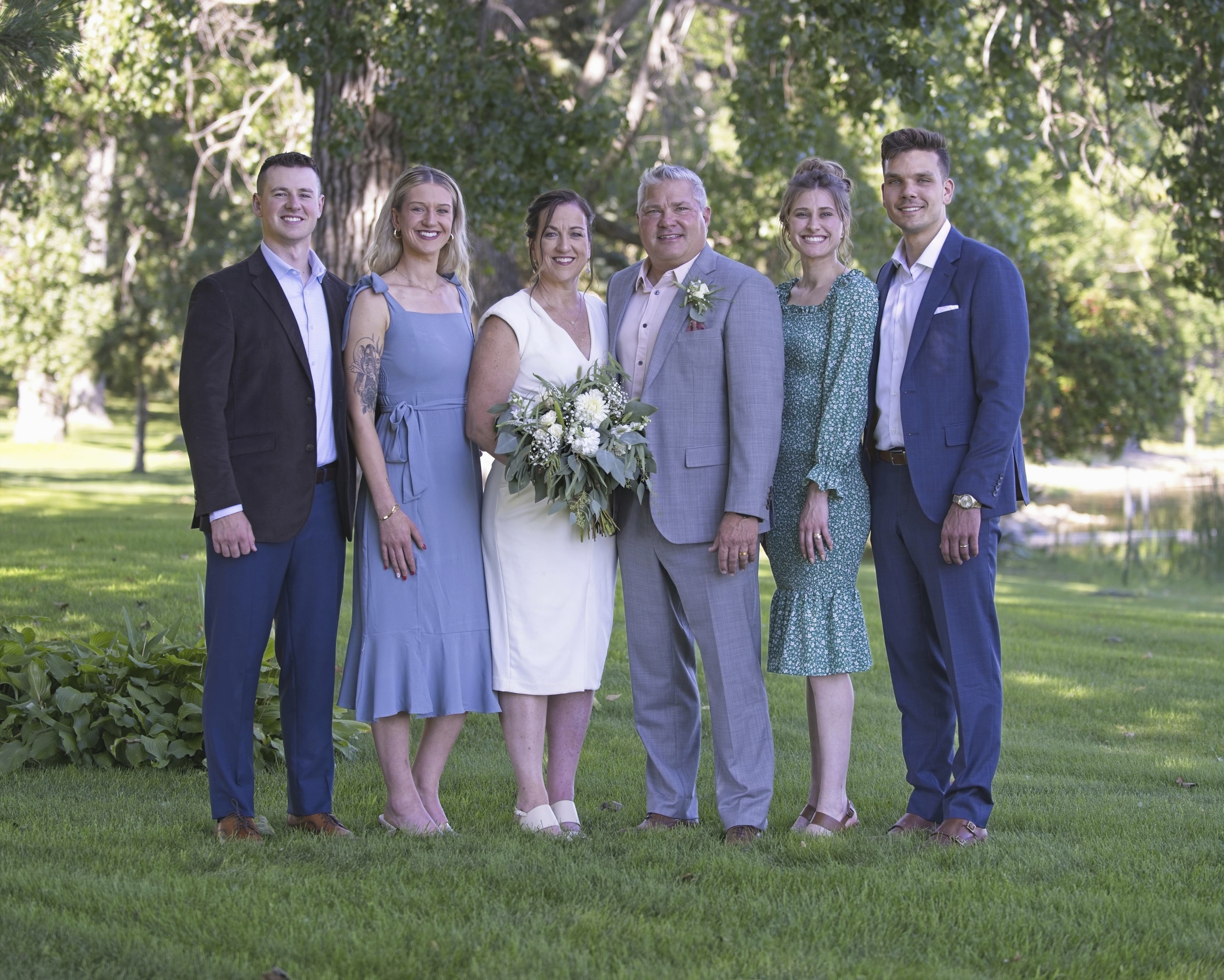 Wedding Group Photo by Lance Albers Otter Tail County MN