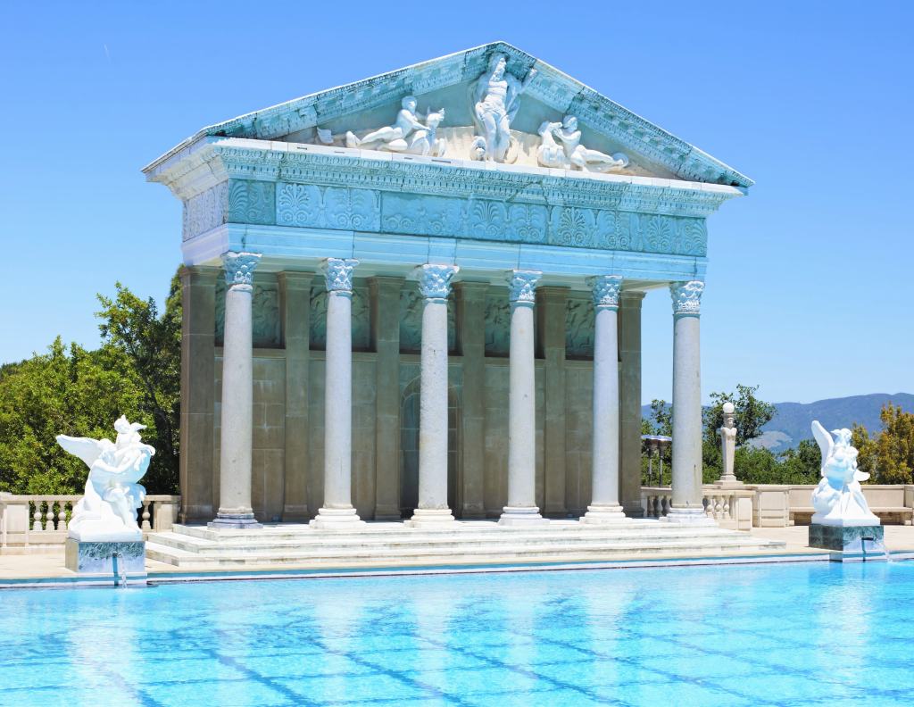 Ancient Pavillion Imported from Europe, Neptune Pool, Hearst Castle by Lance Albers Photography