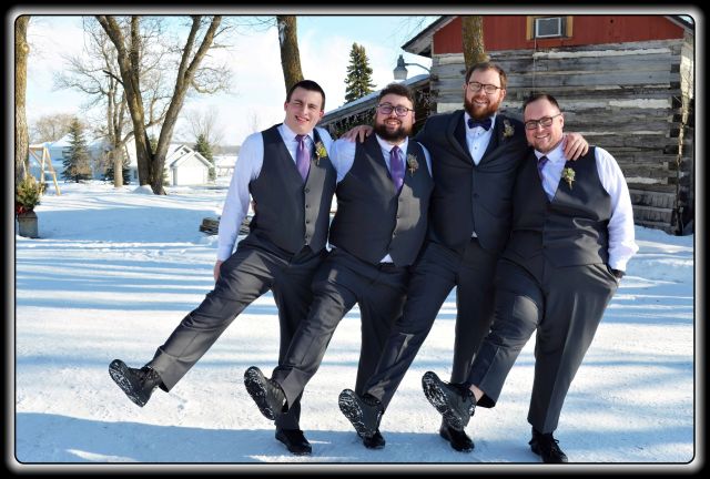 Groomsmen Having Fun By Lance Albers Photography 
