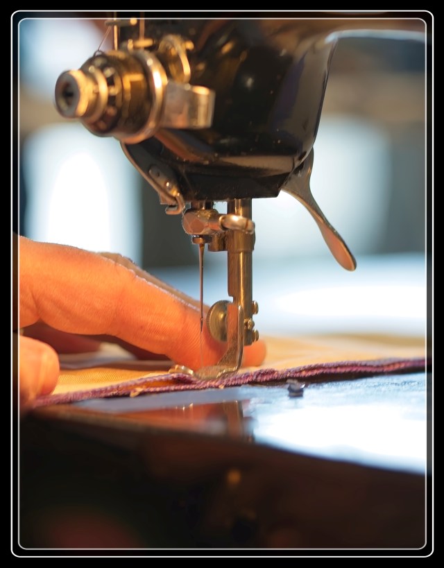 Sewing For the Big Day by Lance Albers Photography