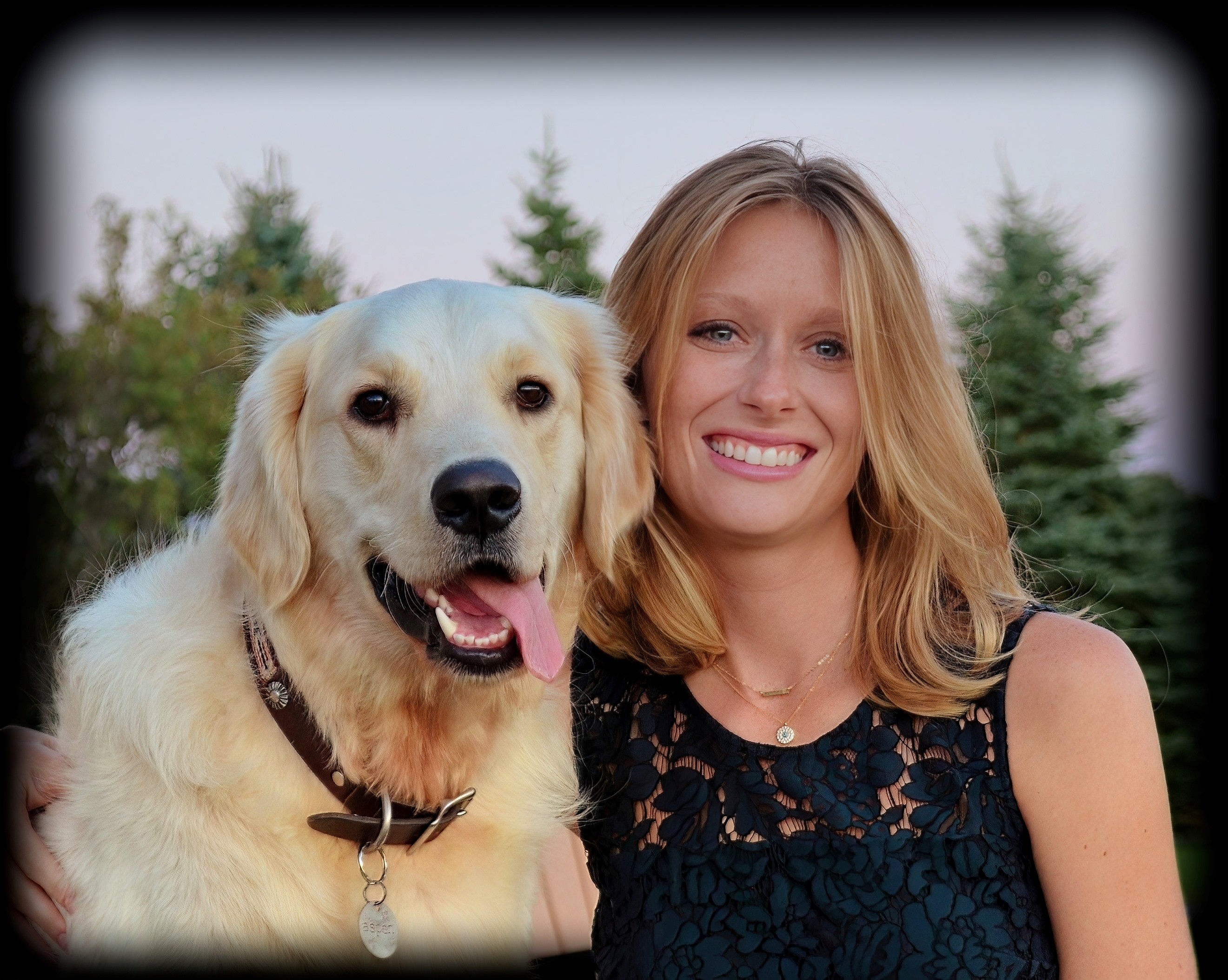 Retriever w. Woman (Lance Albers Photography)