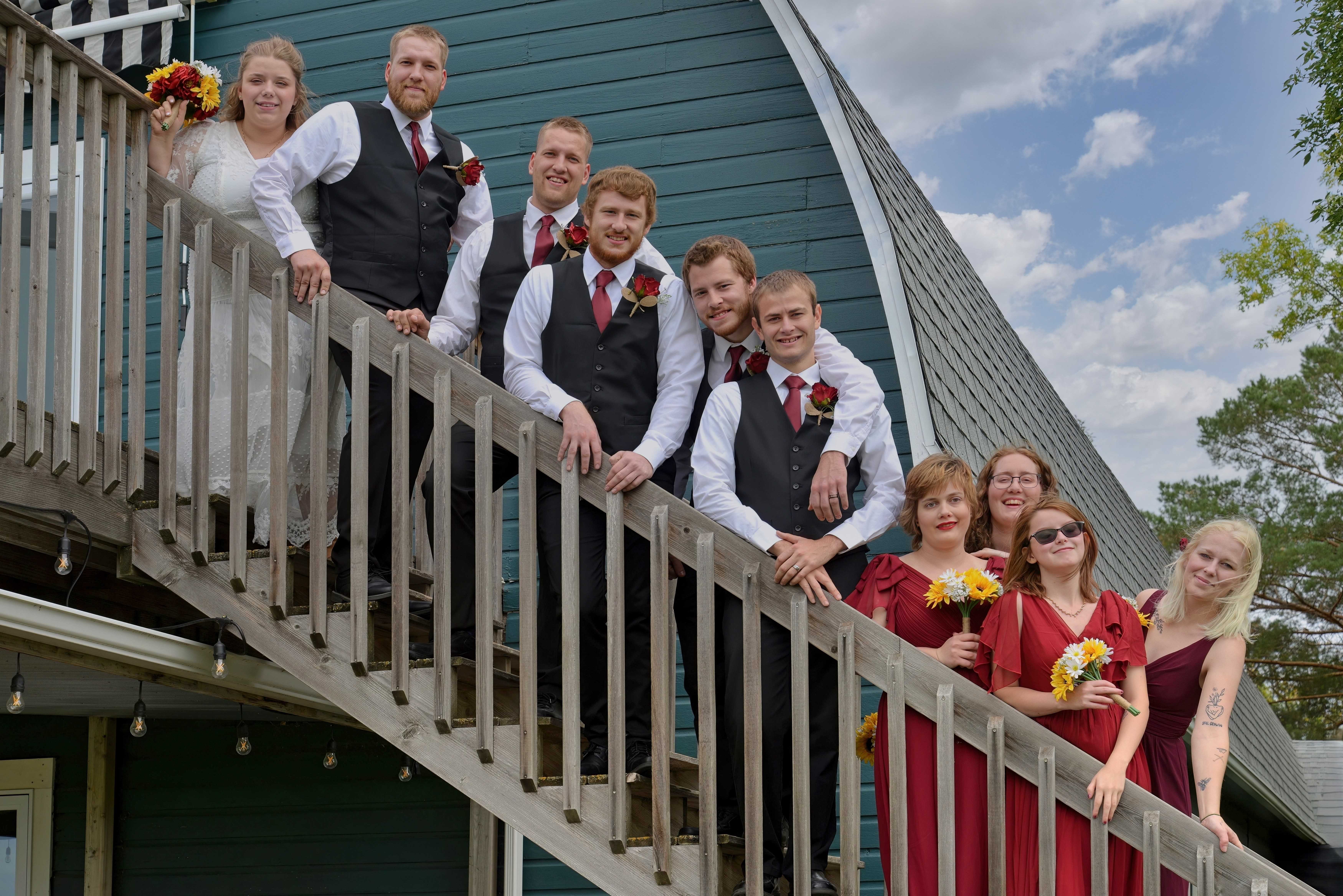 Wedding at The Barn, Dunvilla, MN (Photo by Lance Albers)
