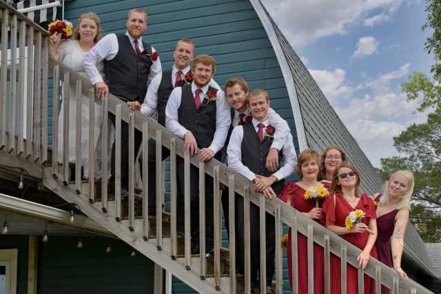 Wedding at The Barn, Dunvilla, MN (Photo by Lance Albers)