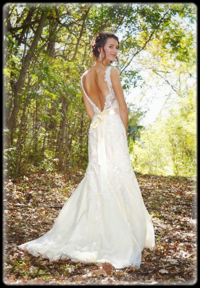 Bride in Forest 2015 by Lance Albers Photography