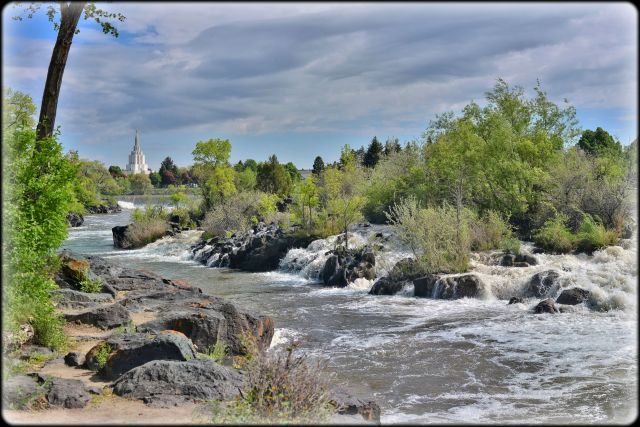 Idaho Falls By Lance Albers Art and Photography