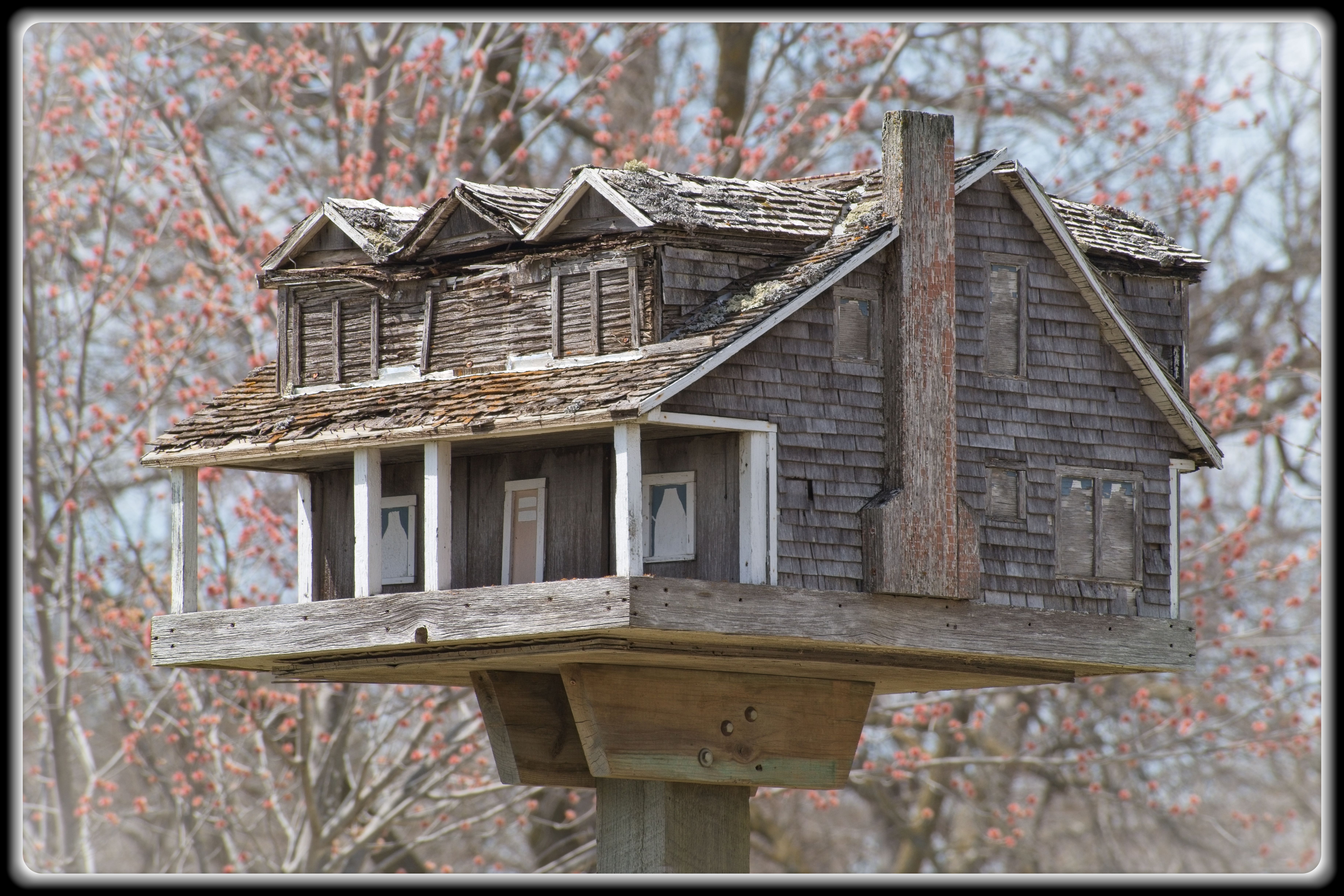 Bird House at Glendalough State Park Lodge (Photograph by Lance Albers)