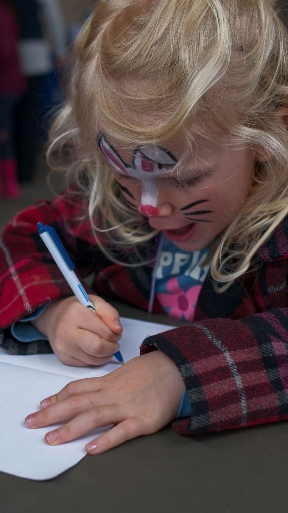 Little Girl at the Prairie Wetlands Learning Center