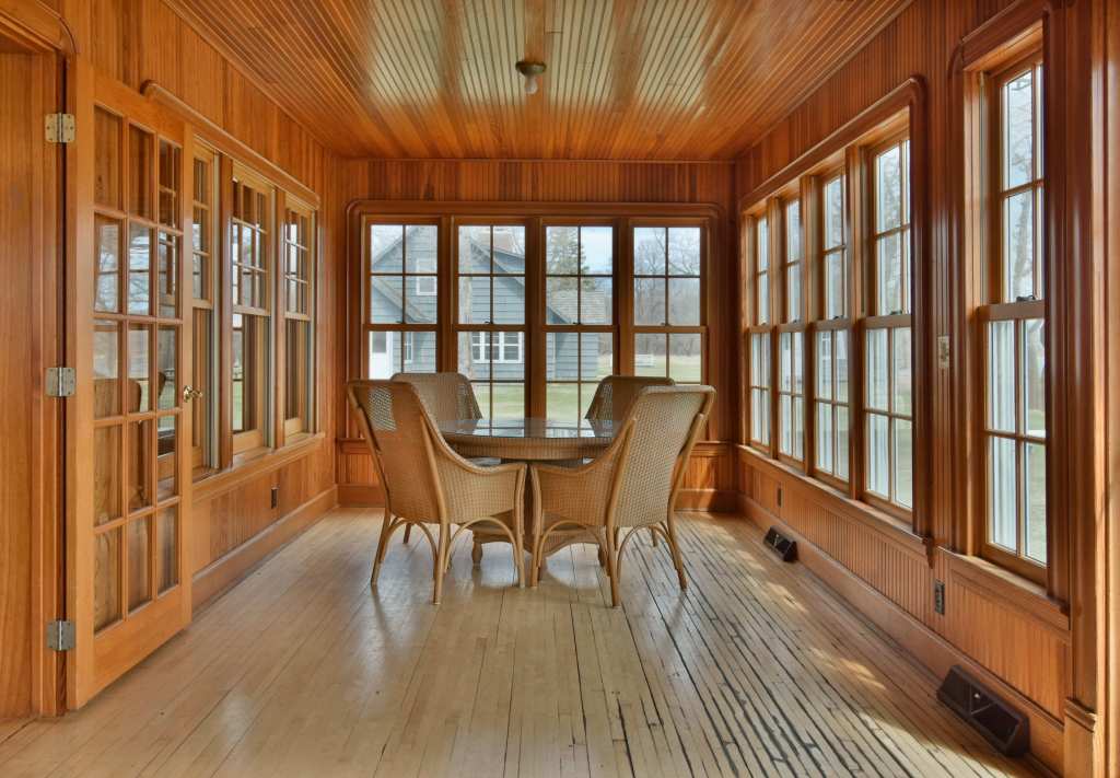 Lodge Porch at Glendalough State Park, MInnesota