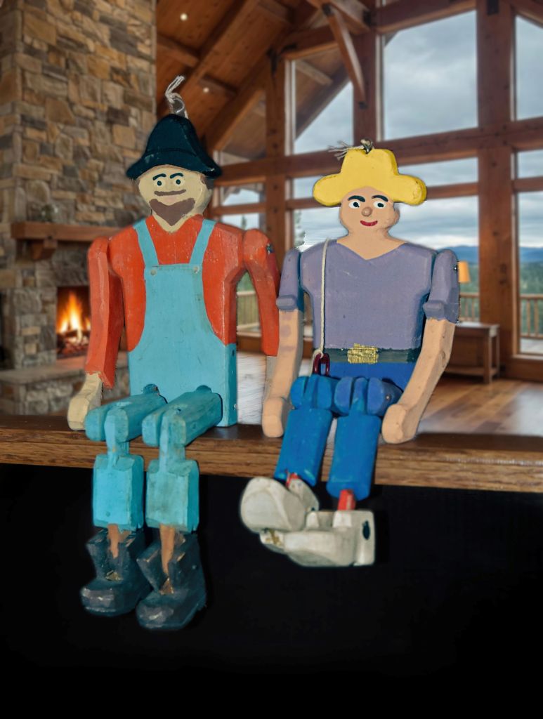 Wooden Toys Made by the Late Bud Andrews of Pelican Rapids, MN