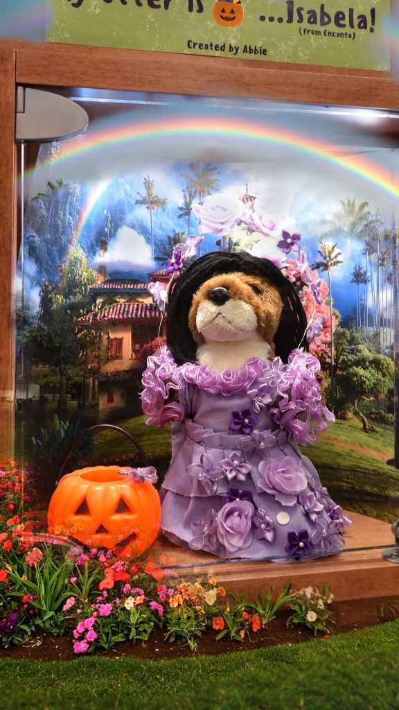 Isabela Dressed Up Stuffed Animal at the Fergus Falls Library